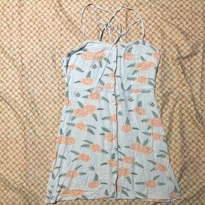 RVCA Tropical Print Dress size small